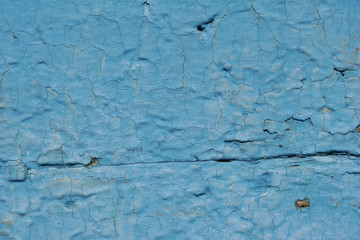blue painted wall