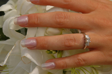 wedding ring hand