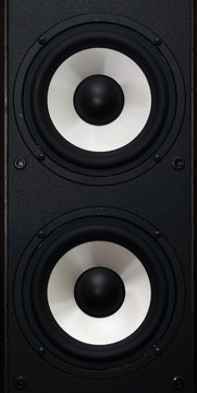 two audio speakers
