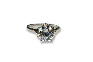 platinum white gold diamond wedding engagement ring with band