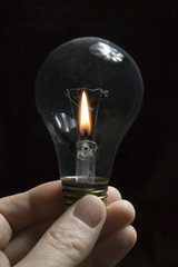 light bulb candle