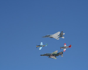 warbirds in formation