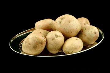 clean potatoes