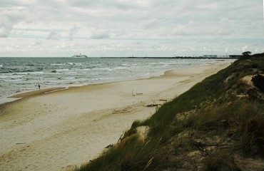 baltic sea beach in klaipeda