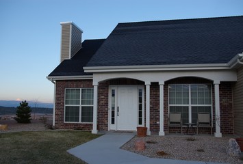 Naklejka premium suburban home
