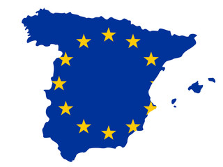 Obraz premium map of spain