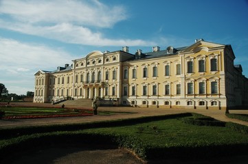 Plakat rundale pałac, Łotwa
