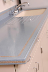 solid surface countertop with sink