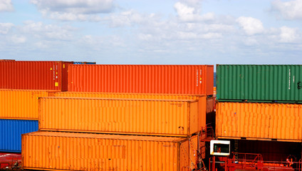 orange and green freight