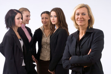 business team in office