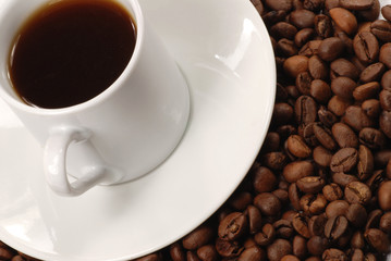 coffee and beans