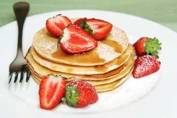 strawberry pancakes