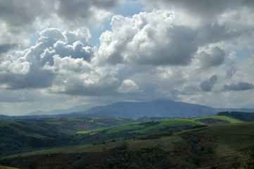 Naklejka premium la beauté du pays basque
