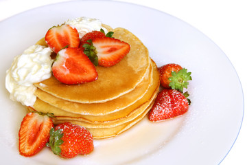 strawberry pancakes