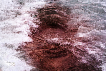 red water background