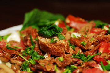 salade de gesiers
