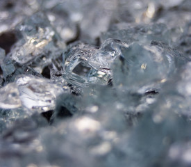 shards of glass looks like ice