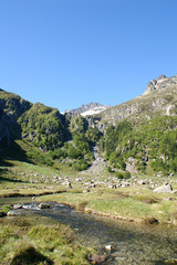 Naklejka premium montagne