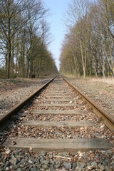 Obraz premium gleise in die ferne