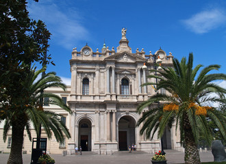 Obraz premium a church in new pompei town