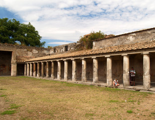 pompei, ruins from the vulcano eruption