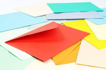 colorful envelopes