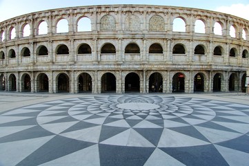 Naklejka premium roman amphitheatre in fisherman wharf, macao