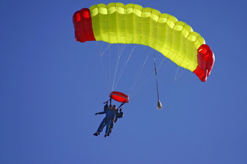 paragliding duo
