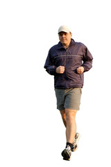 junger mann beim joggen
