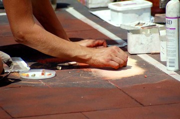 strassenmaler straßenmaler in geldern braun