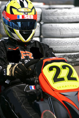 pilote de karting