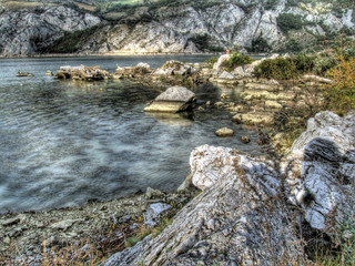 rocky shore