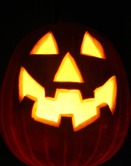 grinning jack-o-lantern