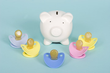 Naklejka premium childcare cost