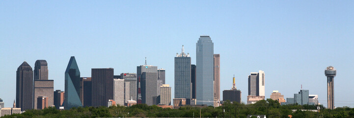 Fototapeta na wymiar Downtown Dallas, Texas Skyline