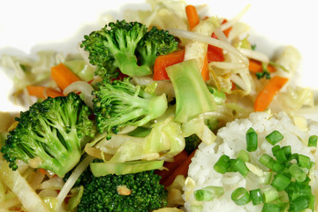 wok fried vegetables