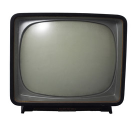 old tv - television concept - obrazy, fototapety, plakaty