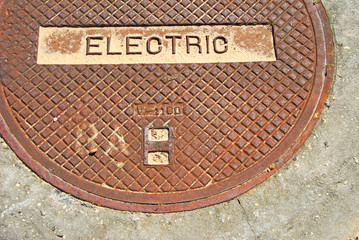 electric utility manhole