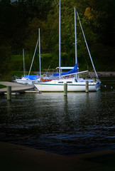 boat in the early dawn