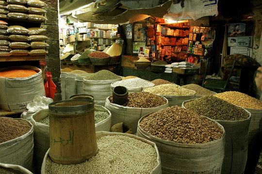 souk aux epice de sana'a