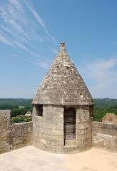 Fototapeta na wymiar fortification at chateau de baynac