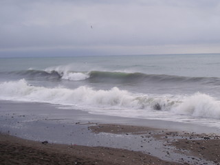 storm in the sea