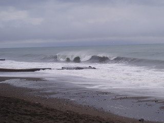 storm in the sea