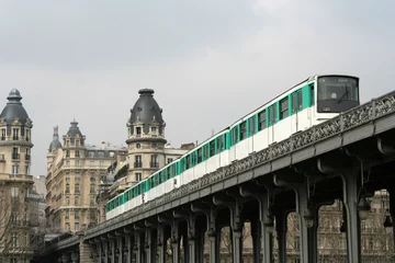 Foto op Plexiglas paris metro © Dan Talson