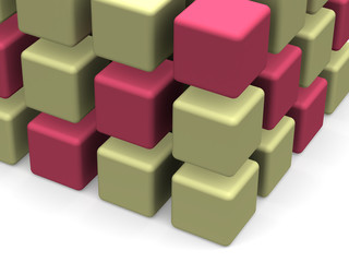 Fototapeta premium many blocks
