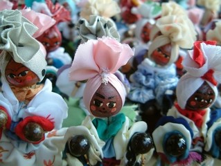 cuban dolls at market