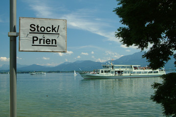 prien - schiff auf chiemsee