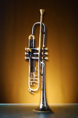 an old trumpet