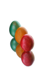 colored easter eggs