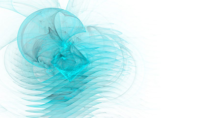 Obraz premium border/business graphic - blue and cyan graphic